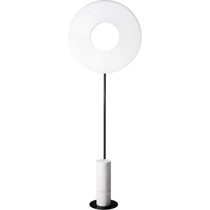 Iris Totem Golvlampa 60 cm, Vit / Vit Marmor