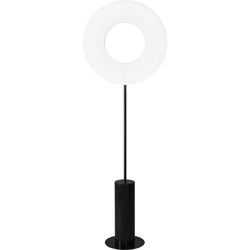 Iris Totem Golvlampa 50 cm, Vit / Svart Marmor