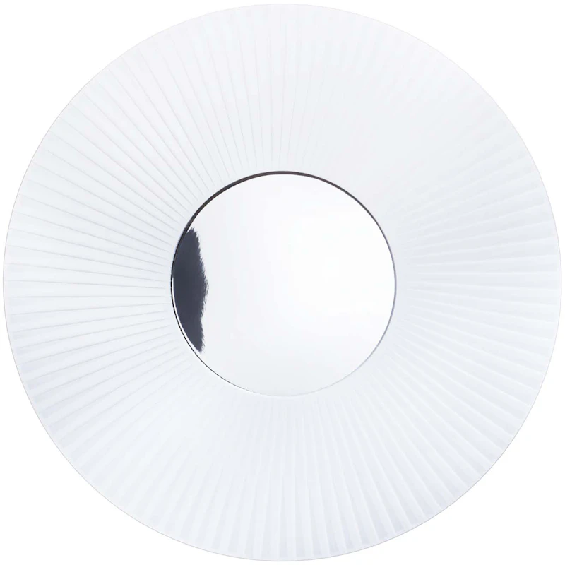 Iris Vägglampa Med Spegel Ø80 cm, Vit