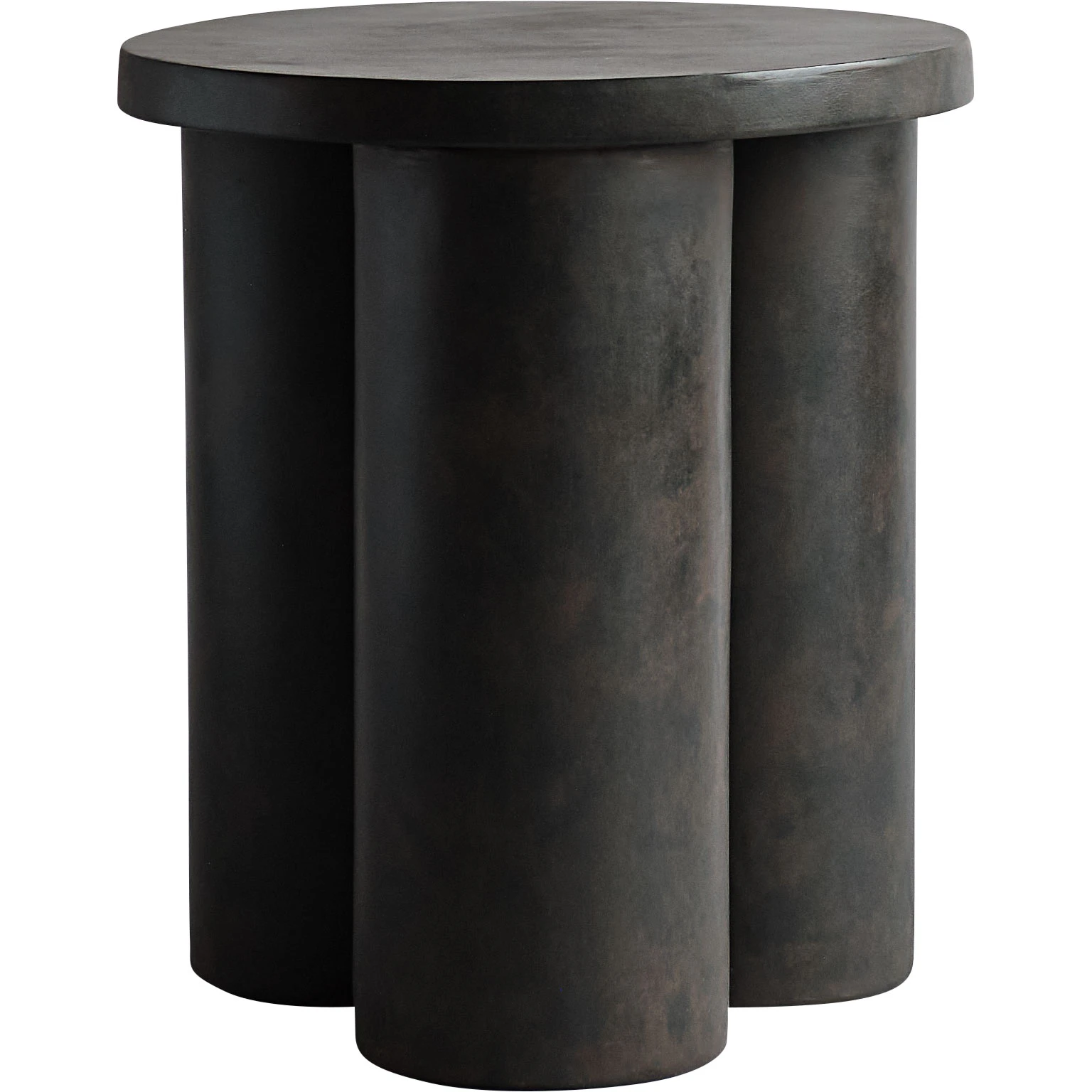 101 Copenhagen Big Foot Bord H&ouml;g 45x45 Cm Kaffe - Sidobord & Avlastningsbord Fiberbetong Kaffe - 247001