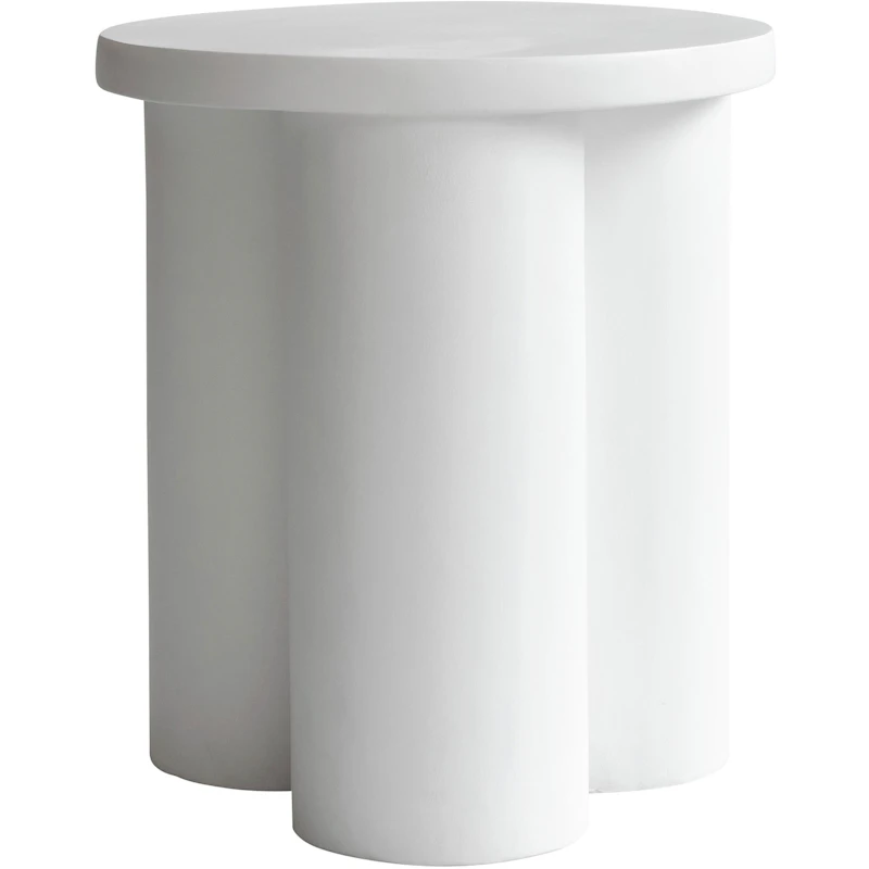 Big Foot Bord Hög 45x45 cm, Benvit