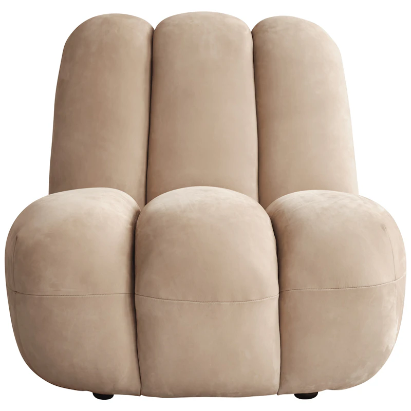 Toe Fåtölj, Nubuckläder