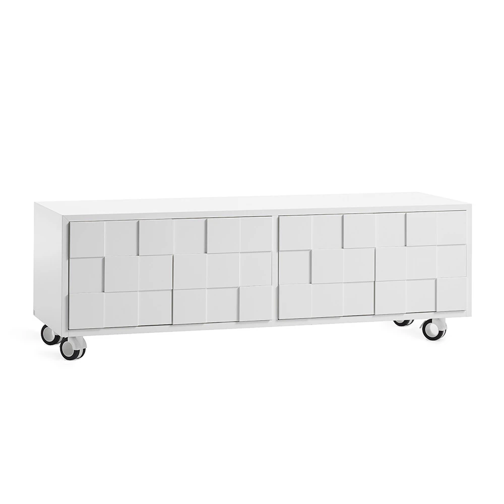 A2 Collect 2010 Mediab&auml;nk Med Hjul Vit - Tv-b&auml;nkar & mediab&auml;nkar Ek Vit - 1015MW