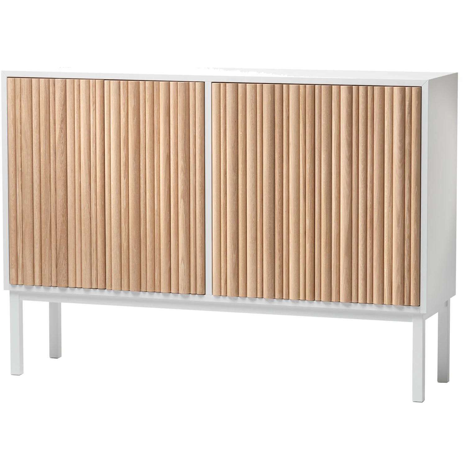 A2 Collect 2013 Sk&aring;p L&aring;gt Tr&auml; / D&ouml;rrar Vitoljad Ek - Sidobord & Avlastningsbord Mdf Vit - 1023CR