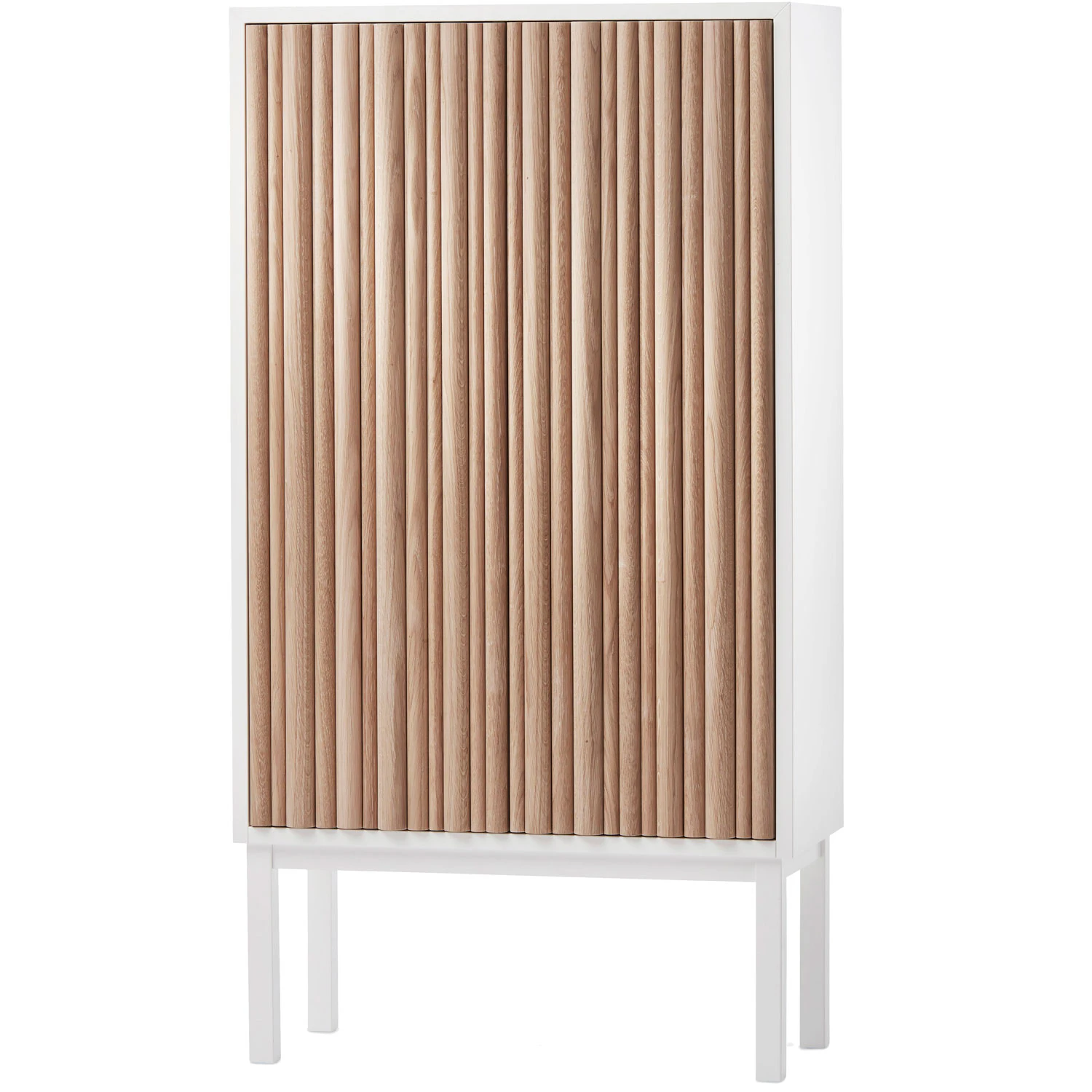 A2 Collect 2013 Sk&aring;p Tr&auml; / D&ouml;rrar Vitoljad - Sidobord & Avlastningsbord Ek Vit - 1019CR