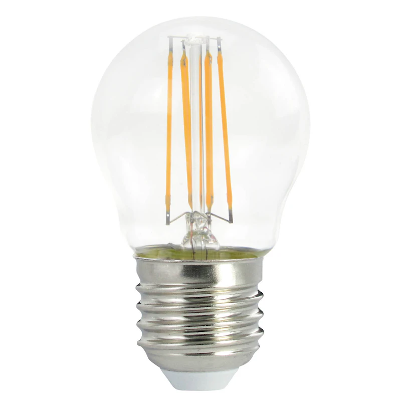 Filament LED E27 2700K 470lm 4,5W klotlampa