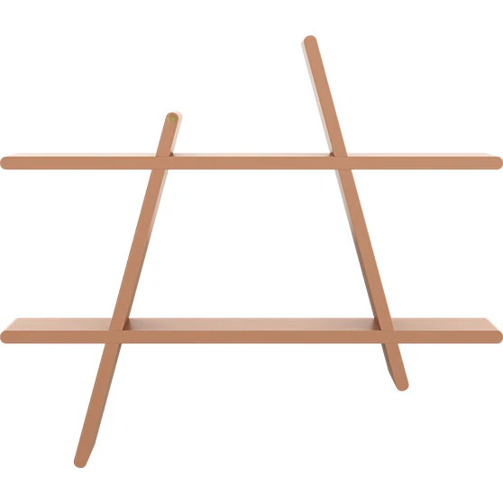 Andersen A-shelf V&auml;gghylla L Mocka - V&auml;gghyllor Bok Mocka - 4-171087