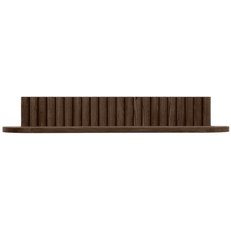 Pillar Vägghylla 78 cm, Rökt Ek