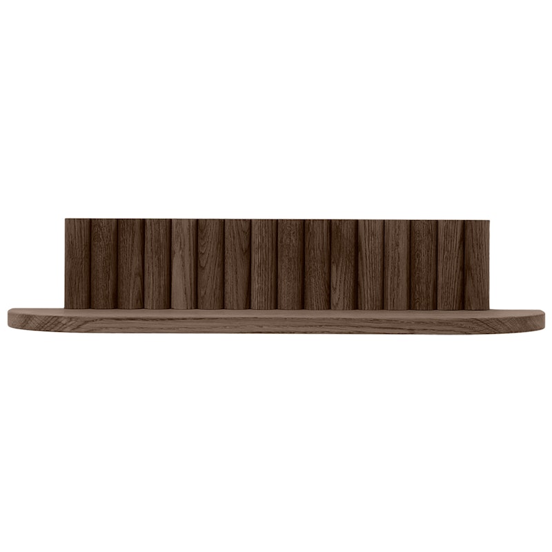 Pillar Vägghylla 60 cm, Rökt Ek