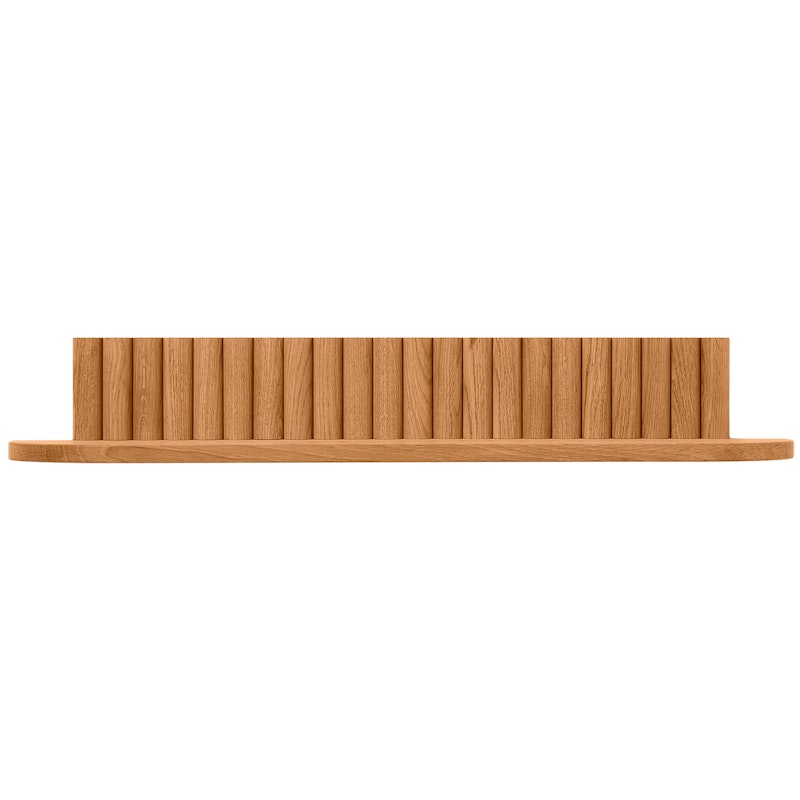 Pillar Vägghylla 78 cm, Oljad Ek