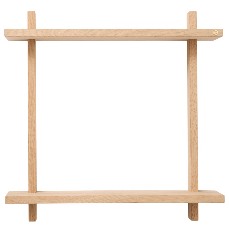 Treat Vägghylla Dubbel 60x60 cm, Ek