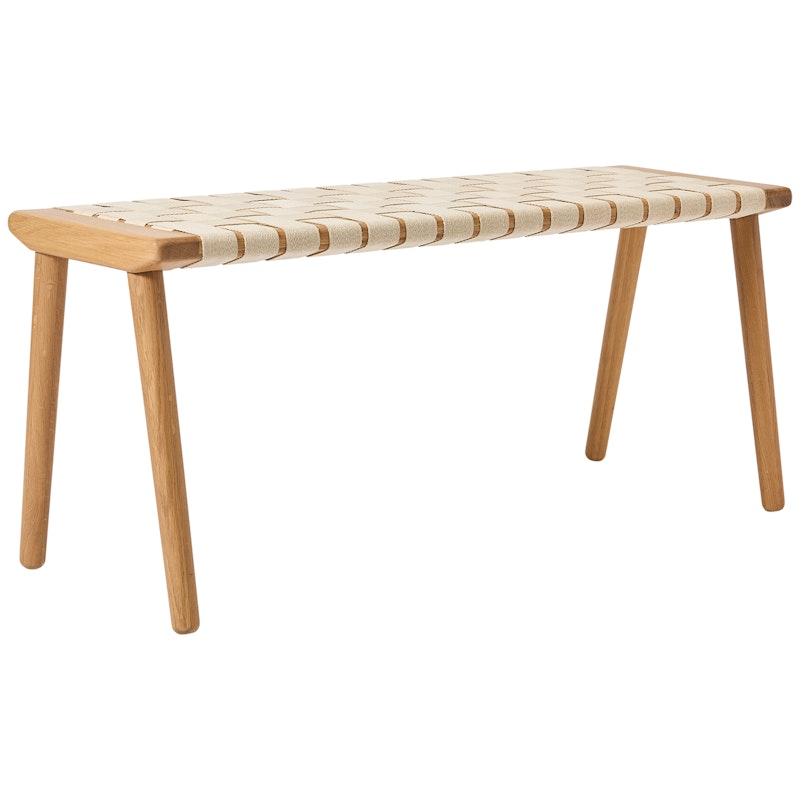 Seat Bänk, Vitpigmenterad Ek