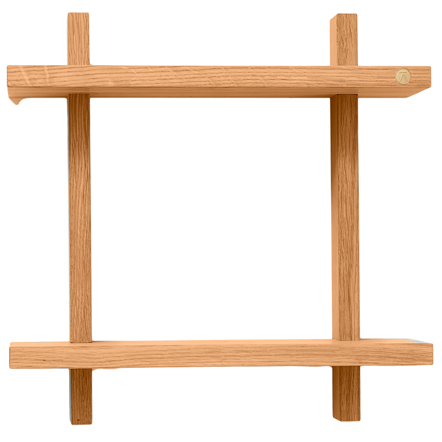 Andersen Treat V&auml;gghylla Dubbel 34x34 Cm Oljad - V&auml;gghyllor Ek Oljad Ek - 4-421025