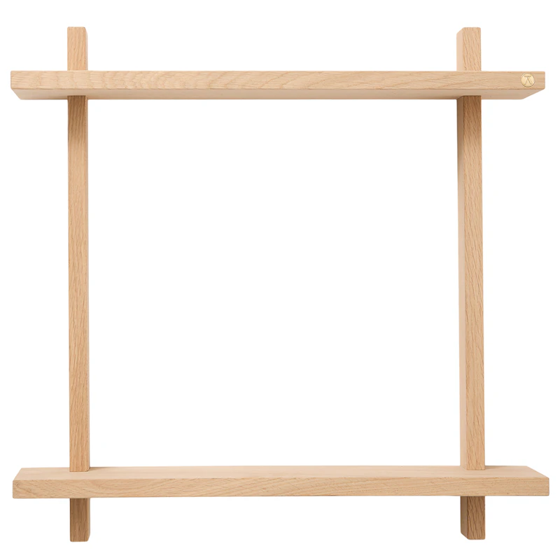 Treat Vägghylla Dubbel 50x50 cm, Ek