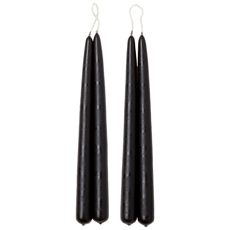 Blossom Ljus 4-pack, Svart