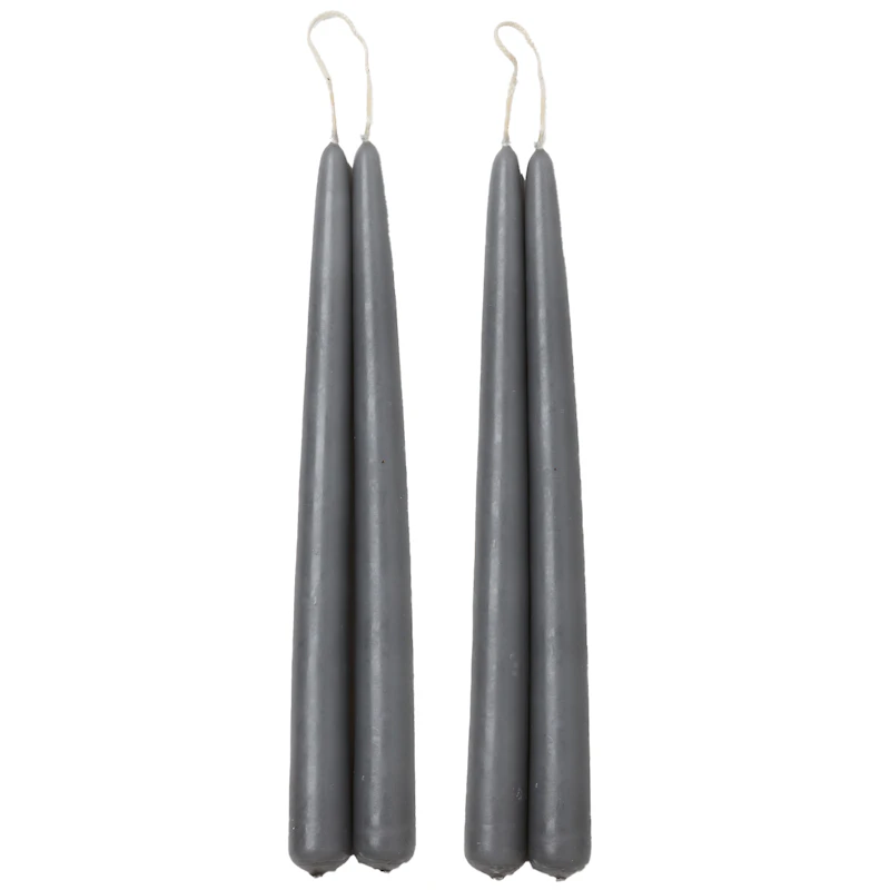 Blossom Ljus 4-pack, City Grey