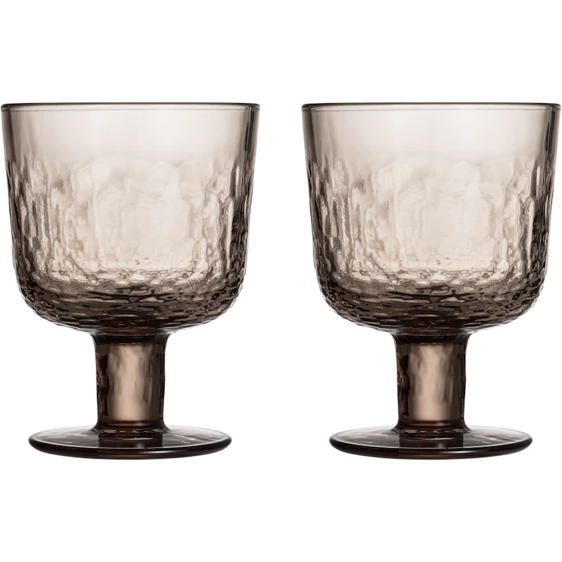 Mainio Glas På Fot 30 cl 2-pack, Mocca