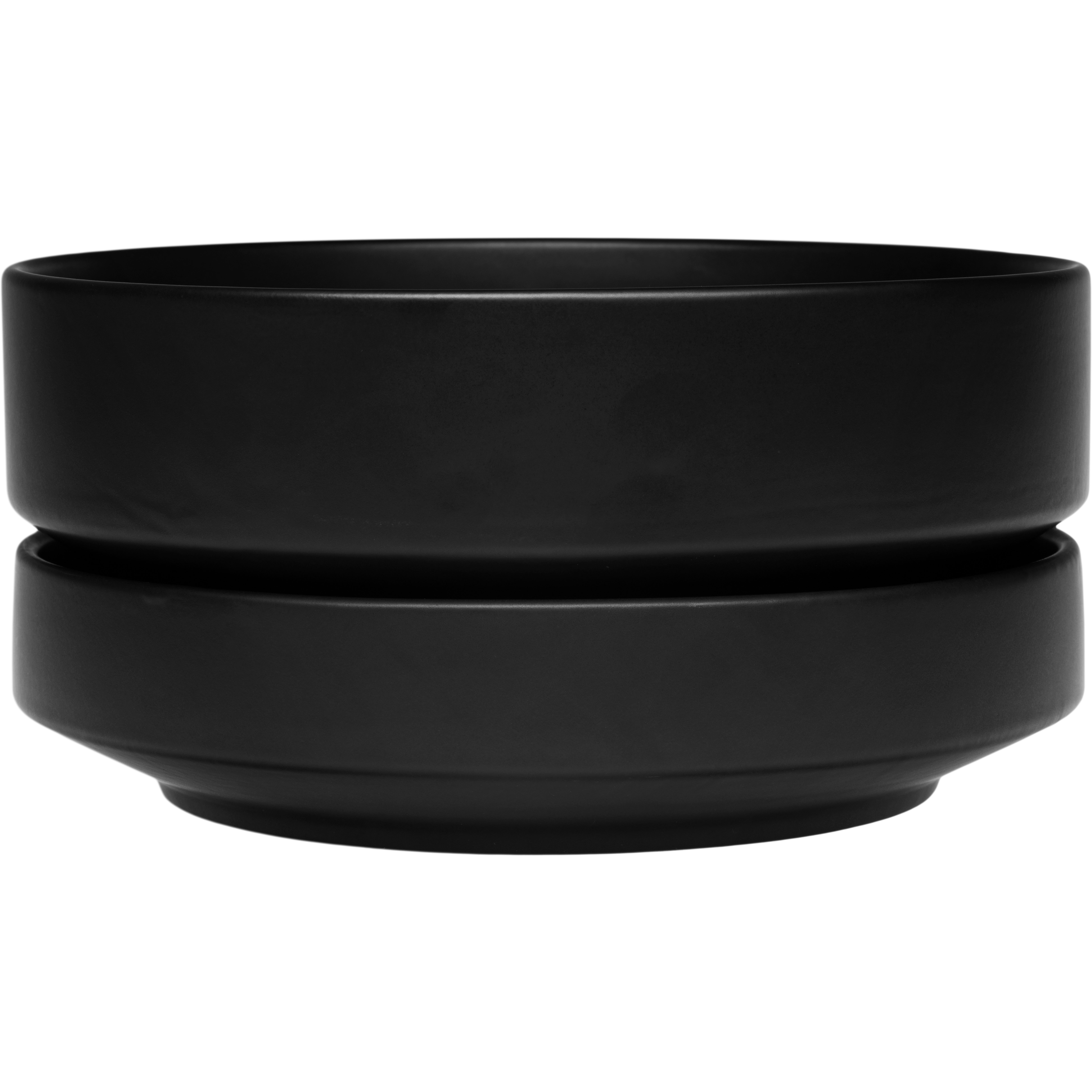 Arabia Sn Kruka L&aring;g 22 Cm Svart - Krukor Stengods Svart - 1084093