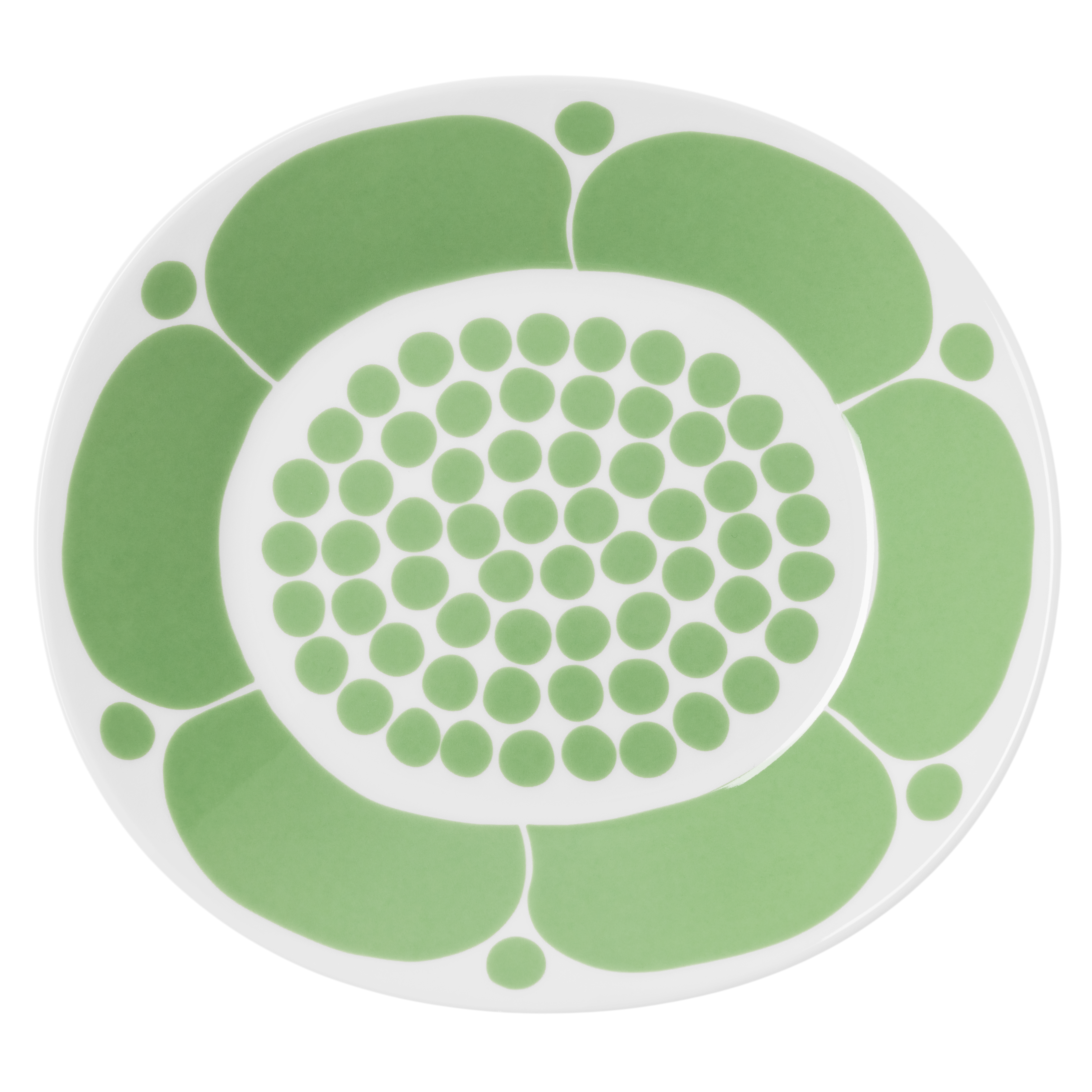 Arabia Sunnuntai Oval Tallrik 25 Cm Gr&ouml;n - Mattallrikar Porslin Gr&ouml;n - 1077674