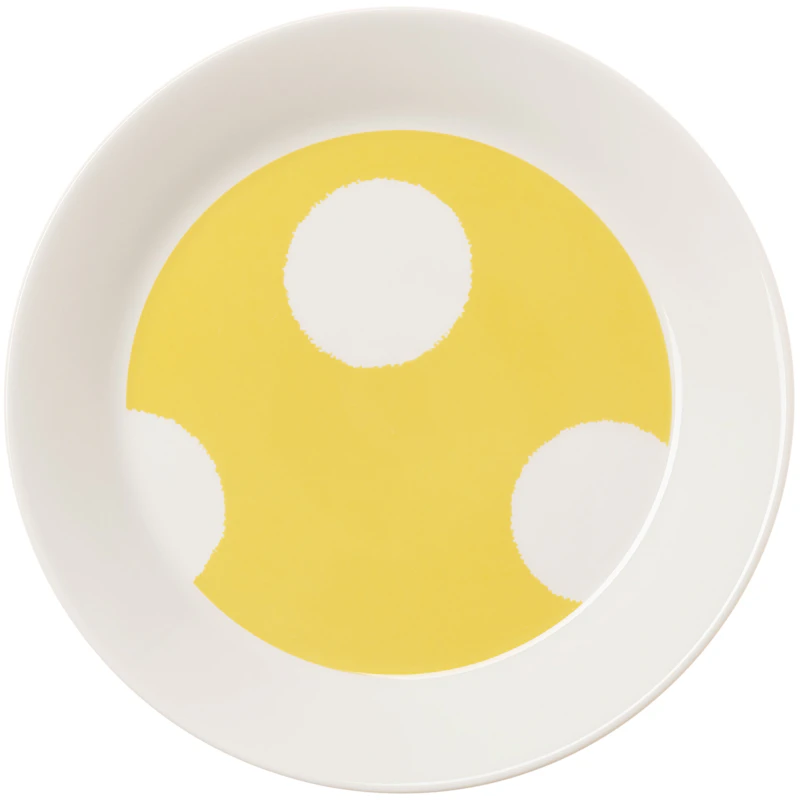 Vuokko Tallrik 21 cm, Gul