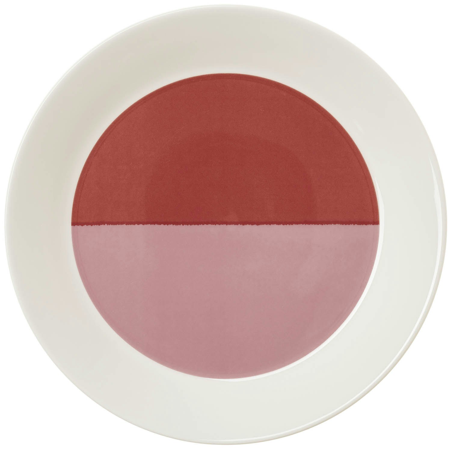 Arabia Vuokko Tallrik 21 Cm Rosa/r&ouml;d - Assietter Porslin Rosa - 1077321