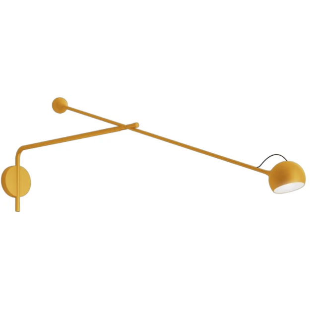 Artemide Ixa V&auml;gglampa Arm Gul - V&auml;gglampor Aluminium Gul - 1114040A