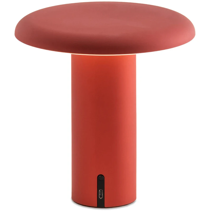 Takku Bordslampa Portabel, Anodized Red