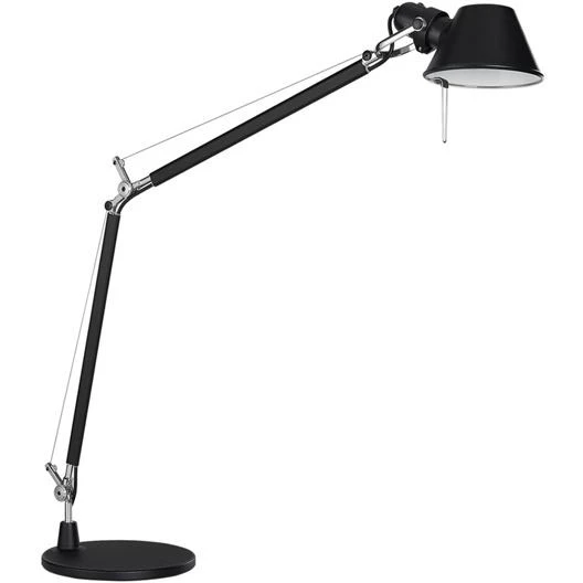 Artemide Tolomeo Bordslampa Svart - Bordslampor Stål Svart - 305019+305020