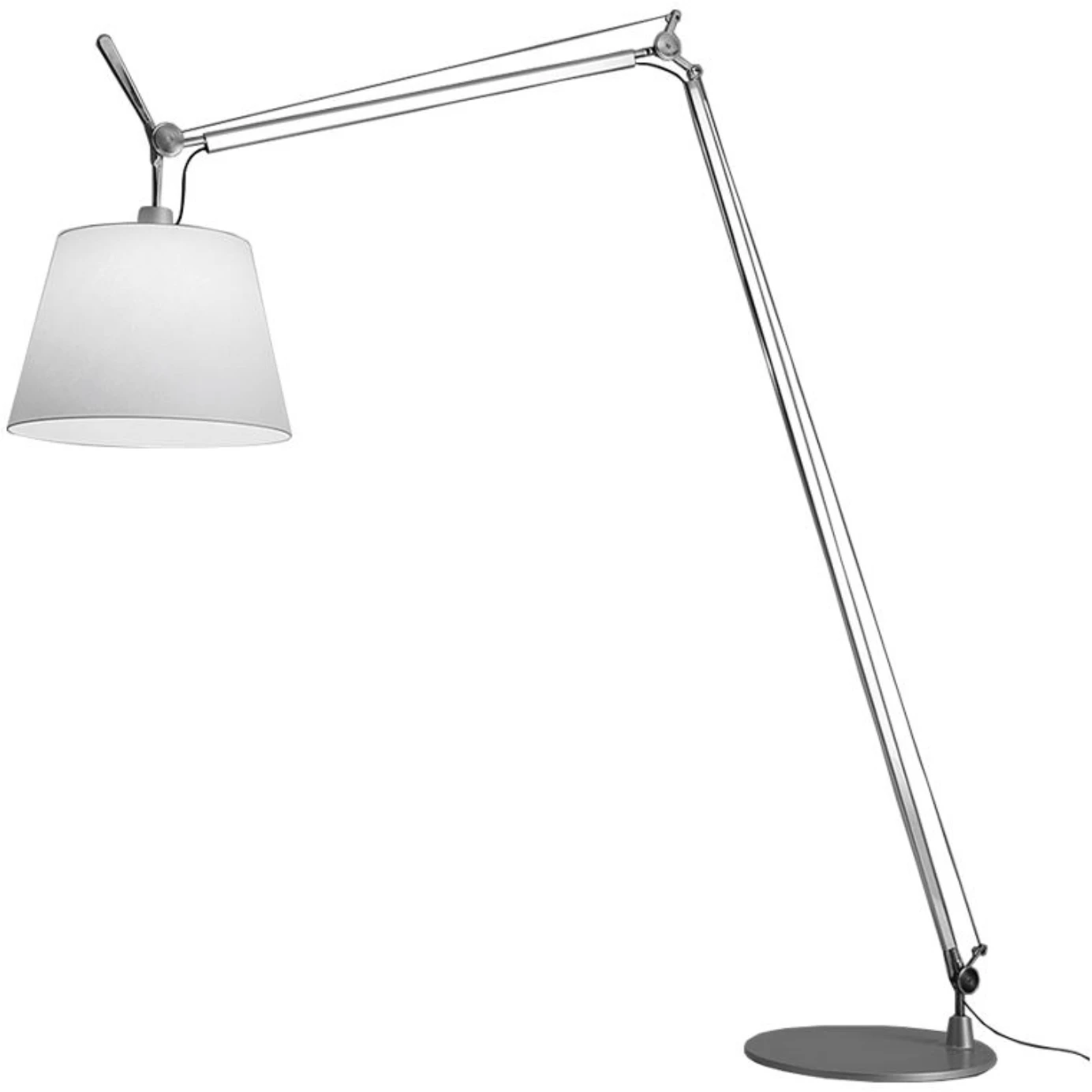 Artemide Tolomeo Maxi Golvlampa Aluminium - Golvlampor St&aring;l Gr&aring; - 0510010A