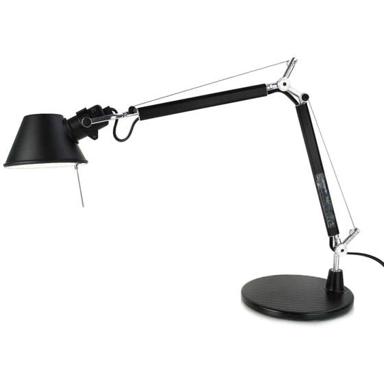 Artemide Tolomeo Micro Bordslampa Svart - Bordslampor Stål Svart - A011830
