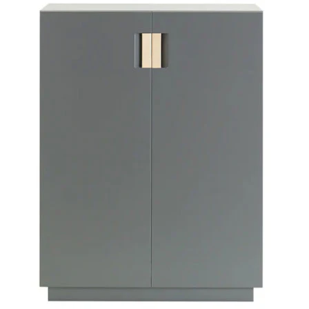 Asplund Frame 80 High Sk&aring;p Storm Grey / Natural - Sk&aring;p & vitrinsk&aring;p L&auml;der Natural - F80HCD40