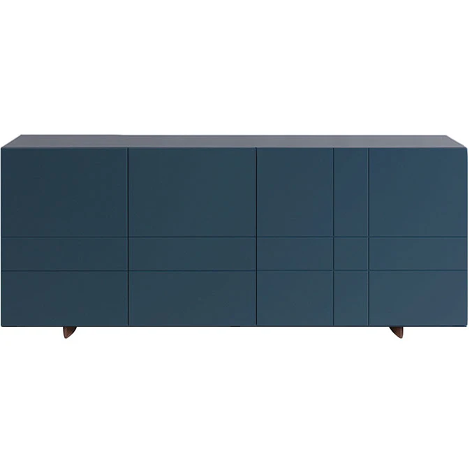 Asplund Kilt 137 Sidobord Med D&ouml;rrar Deep Blue - Sidobord & Avlastningsbord Lackad Mdf Djupbl&aring; - KS137D3130P6
