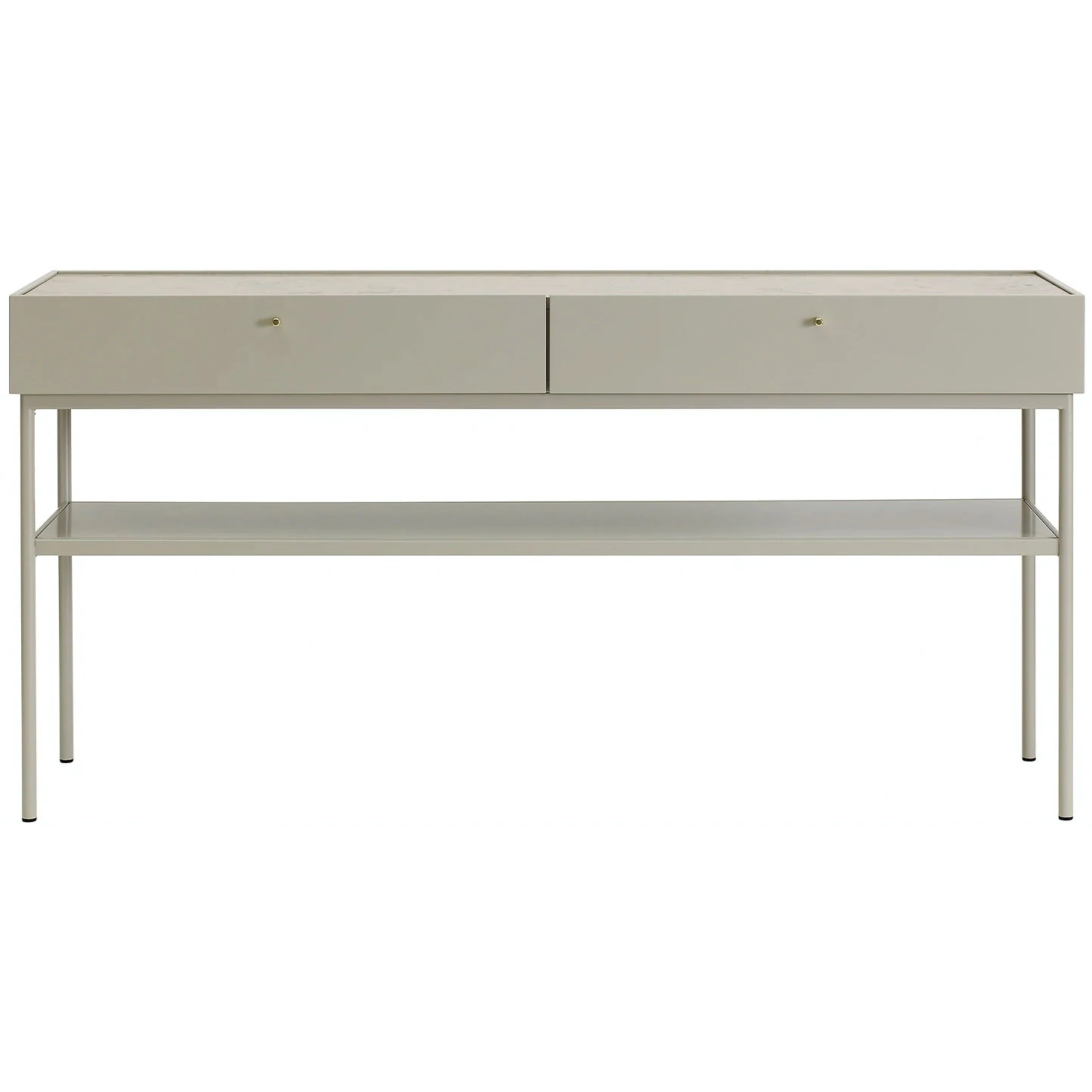 Asplund Luc Console 160 Sidobord Dark Sand - Sidobord & Avlastningsbord Metall Dark Sand - 0570049246