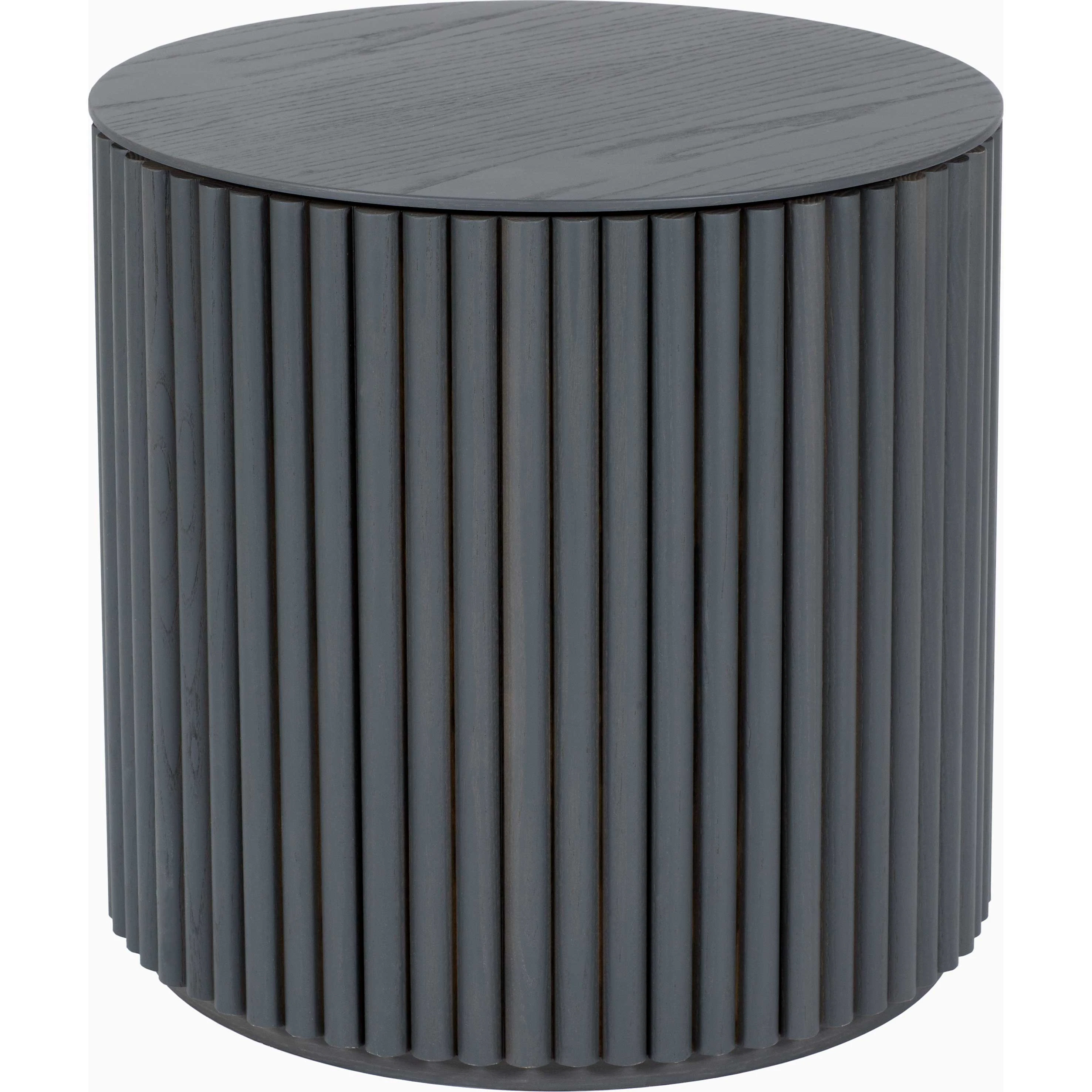 Asplund Petit Palais Sidobord 42 Cm M&ouml;rkgr&aring;betsad - Sidobord & Avlastningsbord Ask M&ouml;rkgr&aring;betsad Ask - PPST42APU8