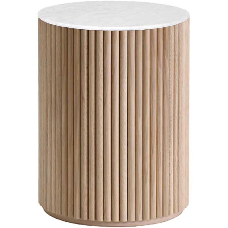 Petit Palais Skänk Marmor 55 cm, Vitbetsad Ek