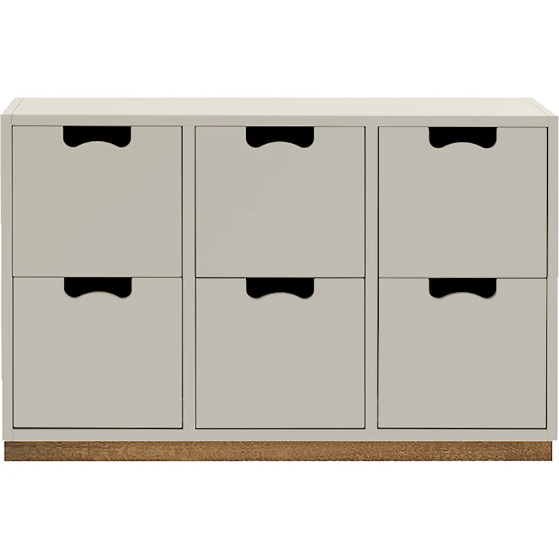 Snö B2 Byrå, Ljusgrå