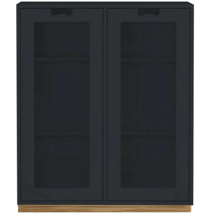 Asplund Sn&ouml; E Vitrinsk&aring;p 30 Cm Char Grey - Sk&aring;p & vitrinsk&aring;p Ek Char Grey - 1101049