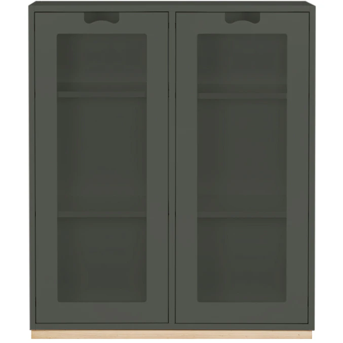 Asplund Sn&ouml; E Vitrinsk&aring;p 42 Cm Green Khaki - Sk&aring;p & vitrinsk&aring;p Ek Green Khaki - SCE42GD45P1