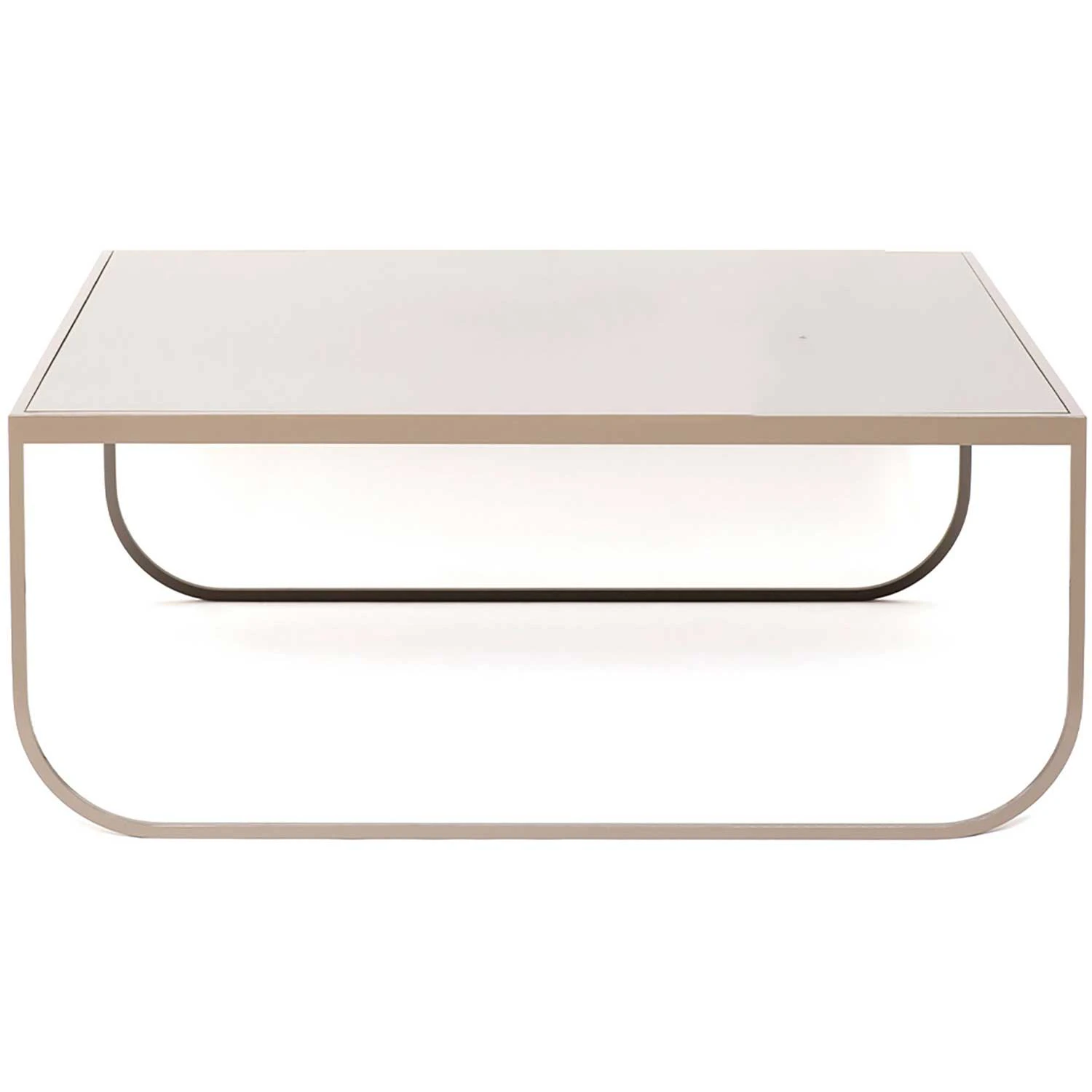 Asplund Tati 90 Soffbord H&ouml;g Nougat / Lackat - Soffbord Glas Nougat - TCT90H35LG