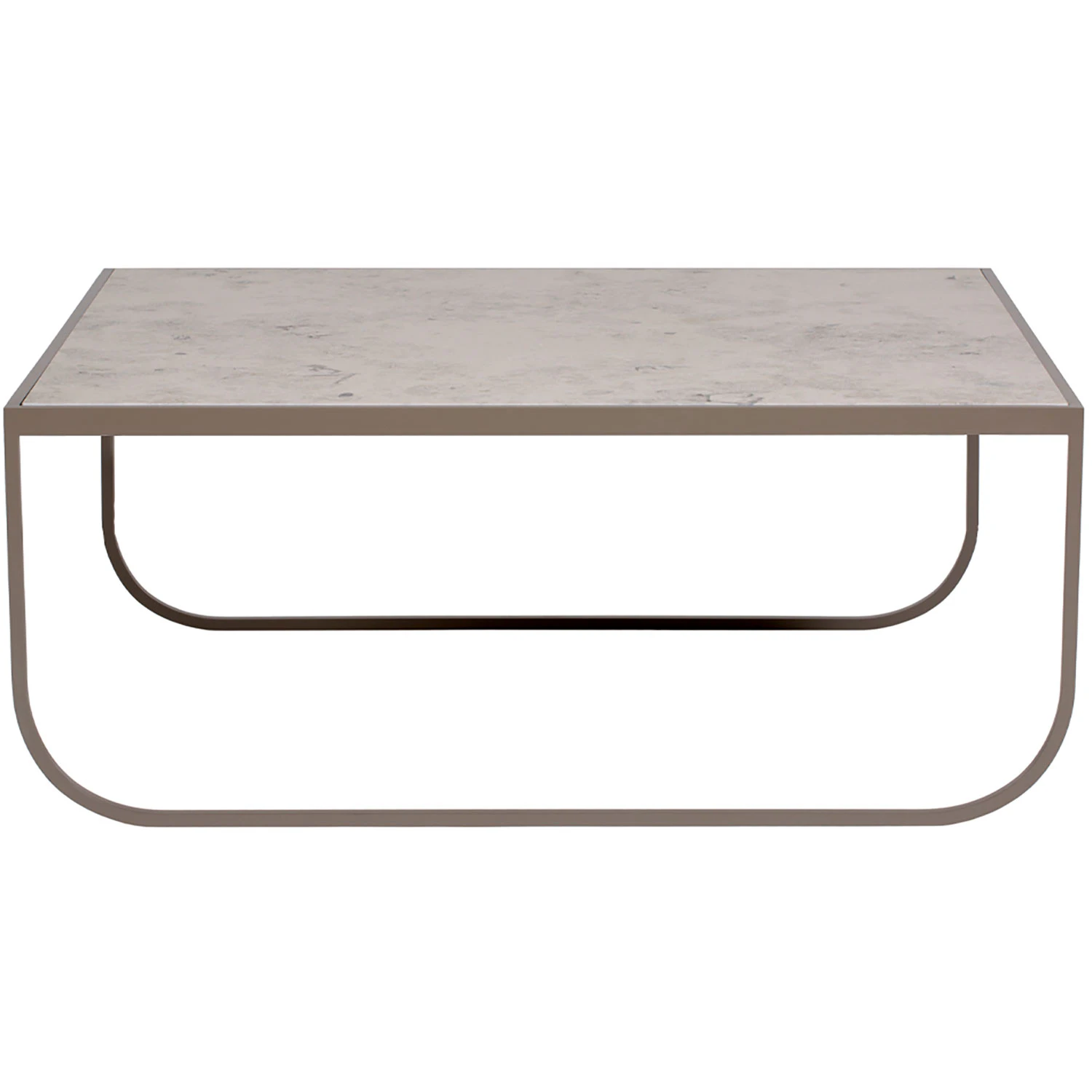 Asplund Tati 90 Soffbord H&ouml;g Nougat / Jurakalksten - Soffbord Metall Nougat - TCT90H35JL