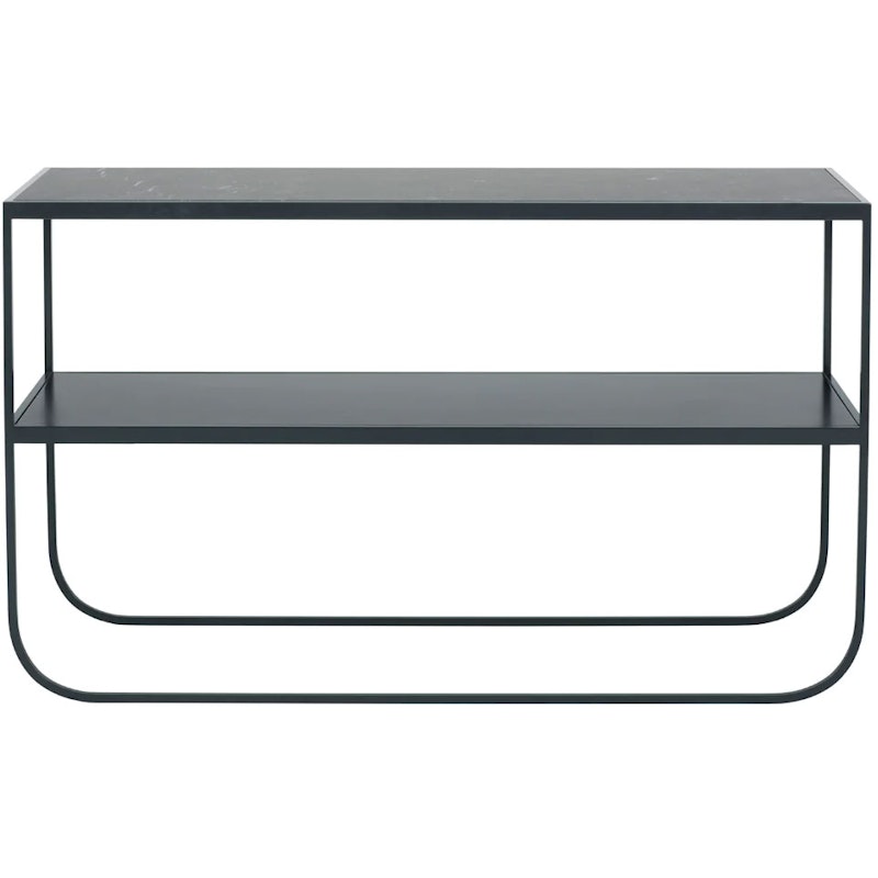 Tati Console 120 Sidobord, Char Grey / Nero Marquina