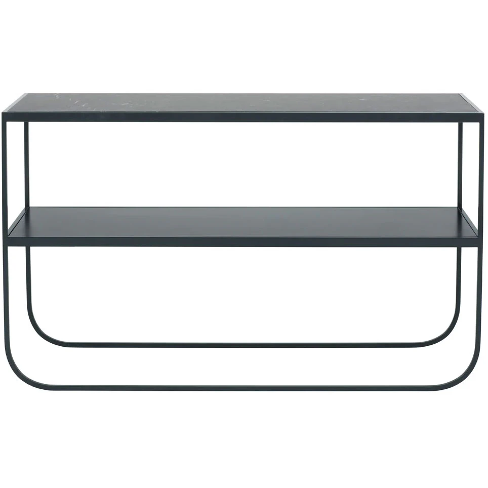 Asplund Tati Console 120 Sidobord Char Grey / - Sidobord & Avlastningsbord Nero Marquina Char Grey - TC12049NM