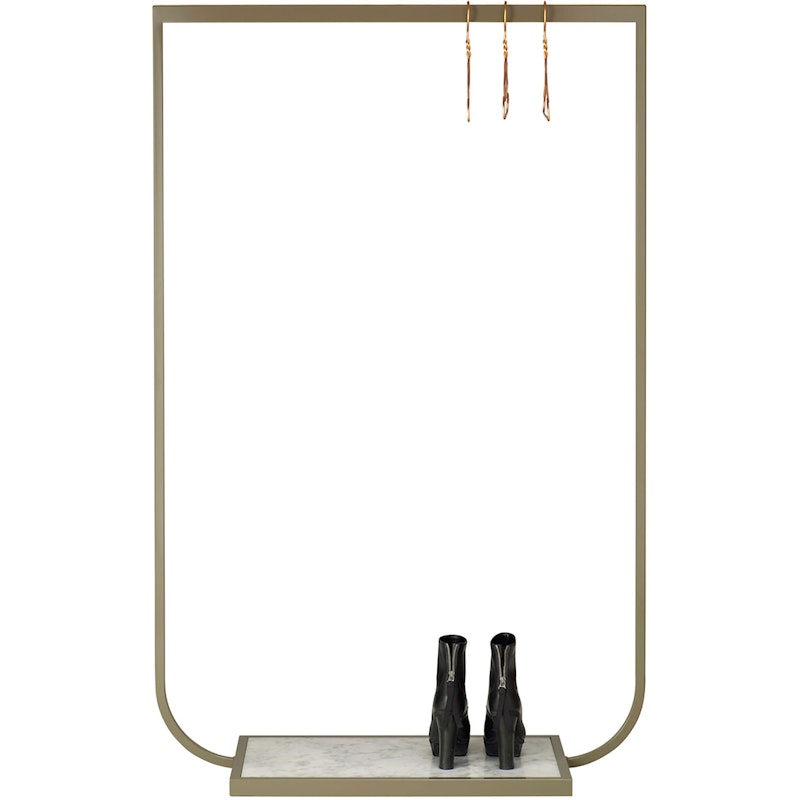 Tati Klädhängare 100 cm, Nougat / Carraramarmor