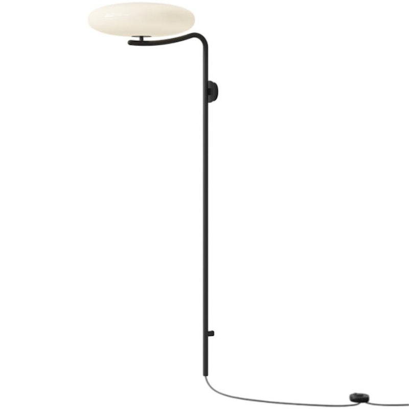 Model 2065 Vägglampa, Vit / Svart