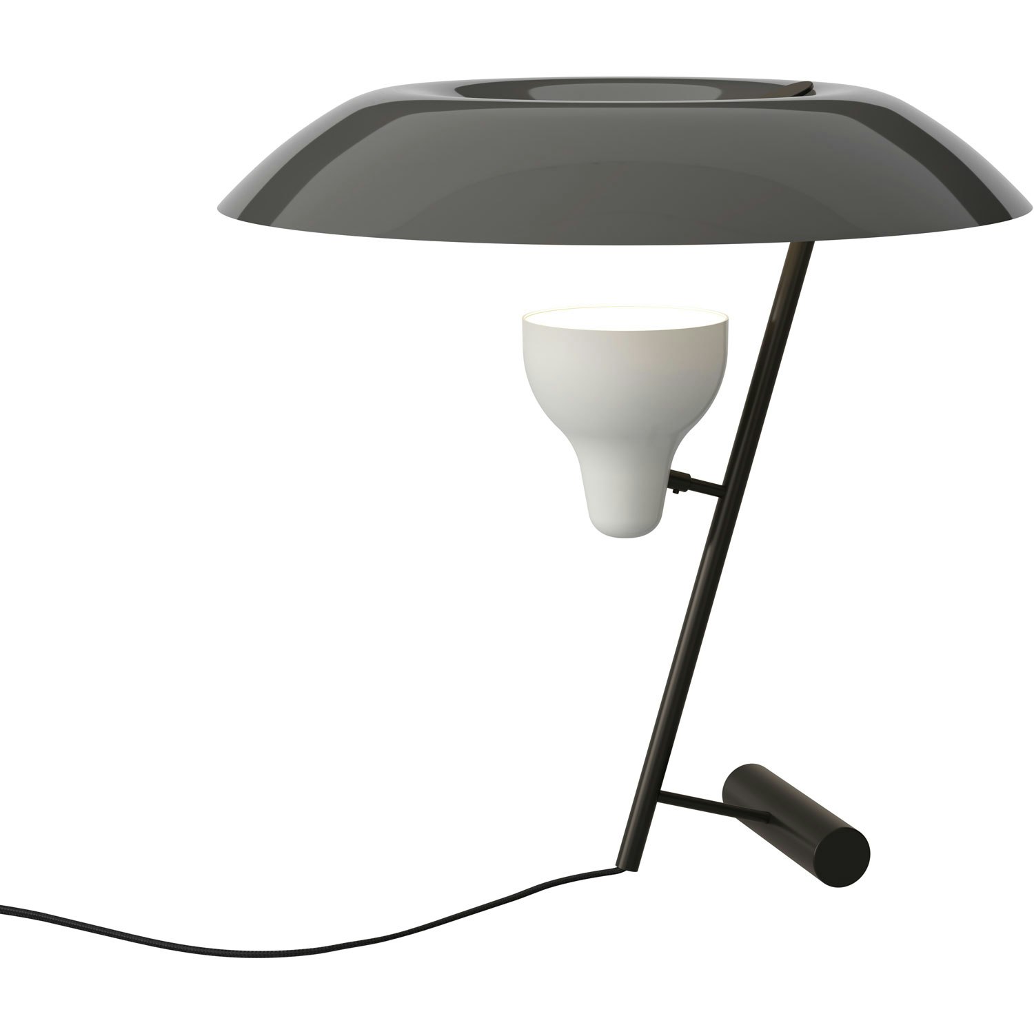 Astep Model 548 Bordslampa Mörkt Bränd / Grå - Bordslampor Mässing Svart - T03-T12-10BG