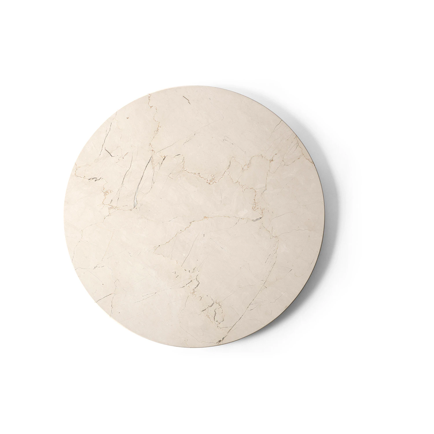 Audo Copenhagen Androgyne Bordsskiva &Oslash;42 Cm Crystal Rose - Sidobord & Avlastningsbord Marmor Ivory - 71148-002090