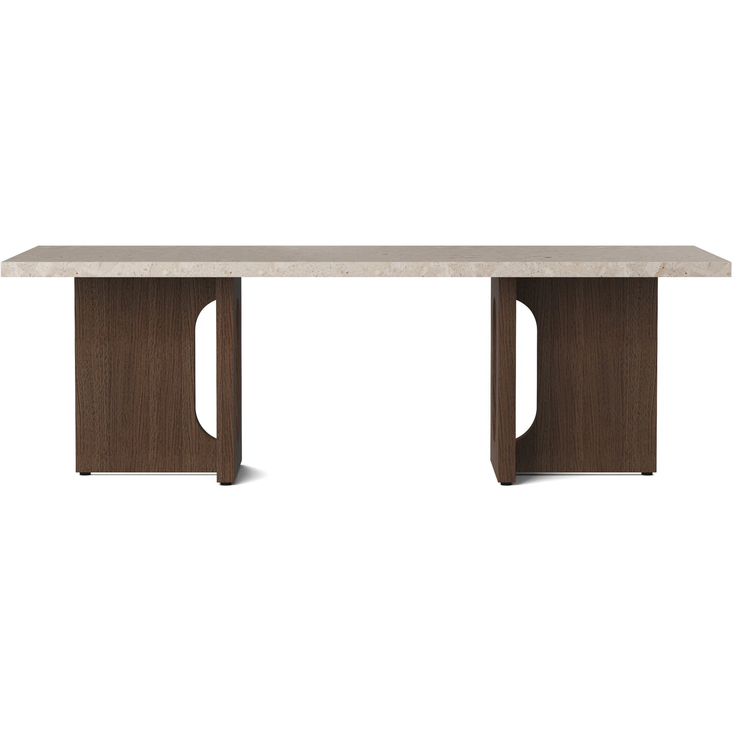 Audo Copenhagen Androgyne Soffbord M&ouml;rkbetsad / Sand - Soffbord Ek Sand - 71152-002051