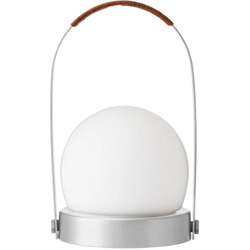 Carrie Bordslampa Portabel, Borstad Aluminium