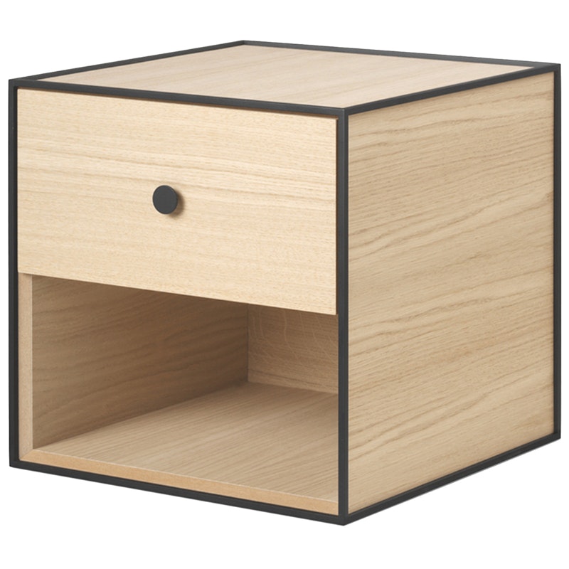 Frame 35 Sängbord Med 1 Låda, Ek