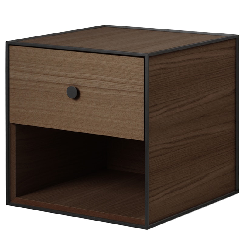 Frame 35 Sängbord Med 1 Låda, Rökt Ek